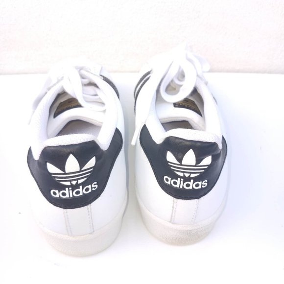 Adidas Men's Size 8.5 White Black Sneakers Shoes - Picture 6 of 13